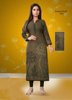 Poorvi Pashmina 1 Printed Pashmina Long Kurti Collection