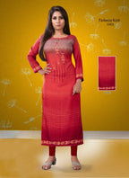 Poorvi Pashmina 1 Printed Pashmina Long Kurti Collection