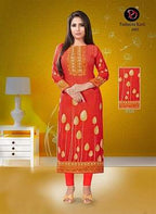 Poorvi Pashmina 2 Printed Pashmina Long Kurti Collection