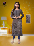 Poorvi Pashmina 2 Printed Pashmina Long Kurti Collection