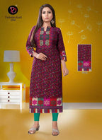 Poorvi Pashmina 2 Printed Pashmina Long Kurti Collection