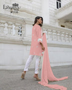 Luxury pret Collection 1135 Western Style Top With Bottom