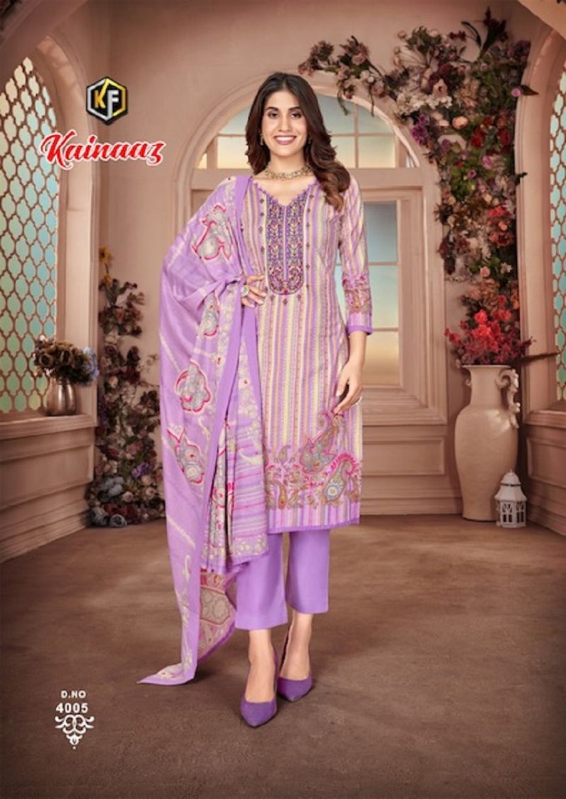 Keval Kainaaz Luxury Vol 4 Rich Embroidery Dress Material