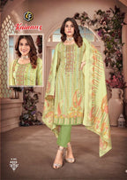 Keval Kainaaz Luxury Vol 4 Rich Embroidery Dress Material