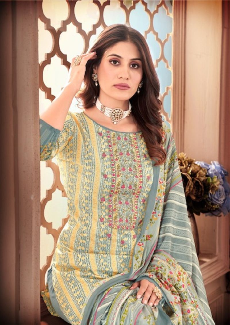 Keval Kainaaz Luxury Vol 4 Rich Embroidery Dress Material