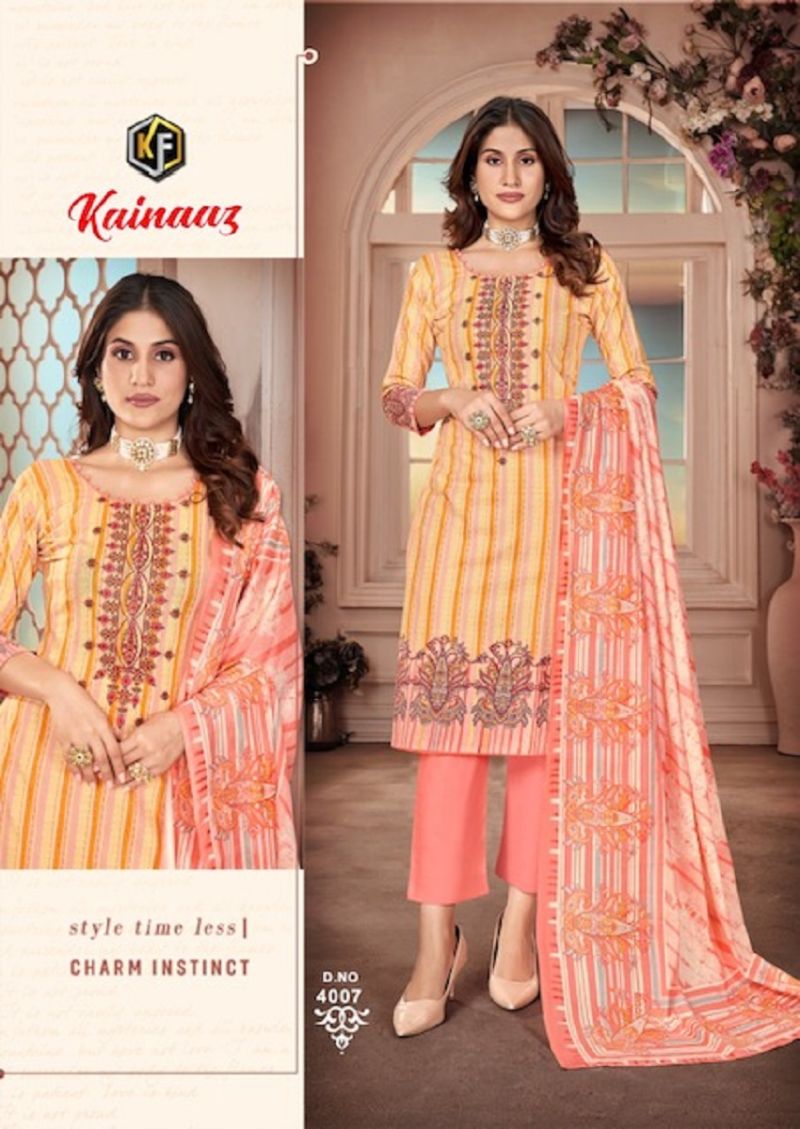 Keval Kainaaz Luxury Vol 4 Rich Embroidery Dress Material