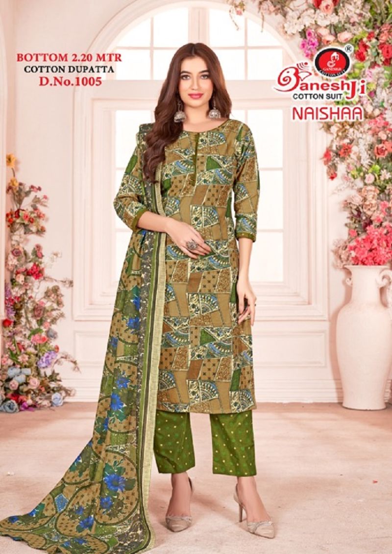 Ganeshji Naishaa Vol 1 Heavy Cotton Dress Material