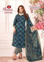 Ganeshji Naishaa Vol 1 Heavy Cotton Dress Material