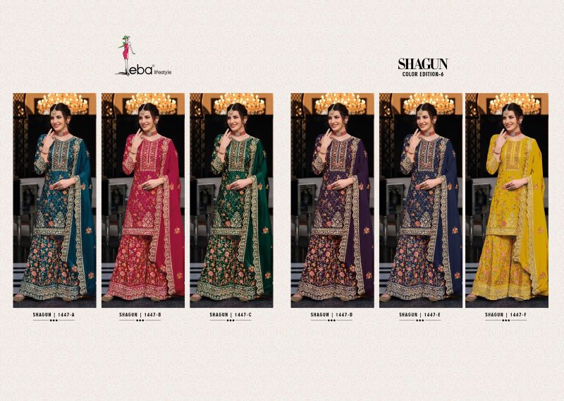 Eba Shagun Color Edition 6 Premium Silk Ready Made Collection
