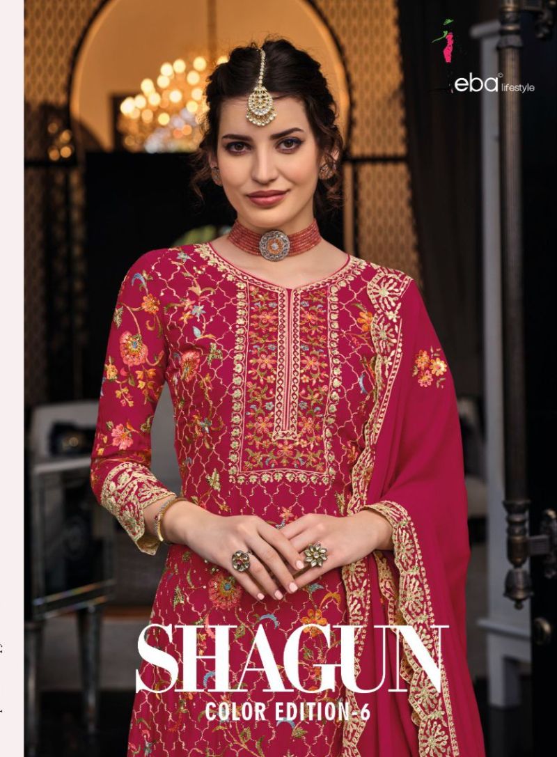 Eba Shagun Color Edition 6 Premium Silk Ready Made Collection