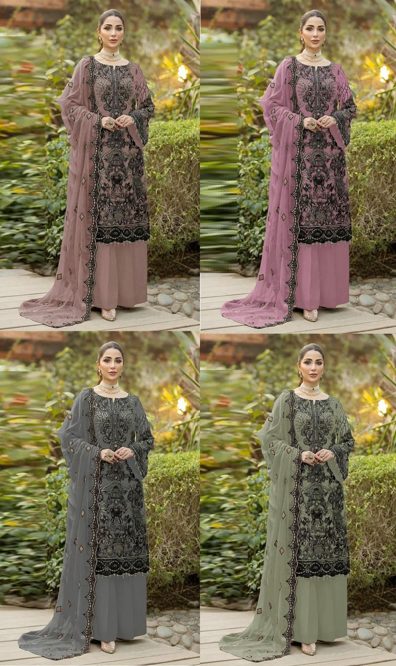 Mah E Rooh 4107 Light Color Premium Embroidey Salwar Kameez ₹ 5980