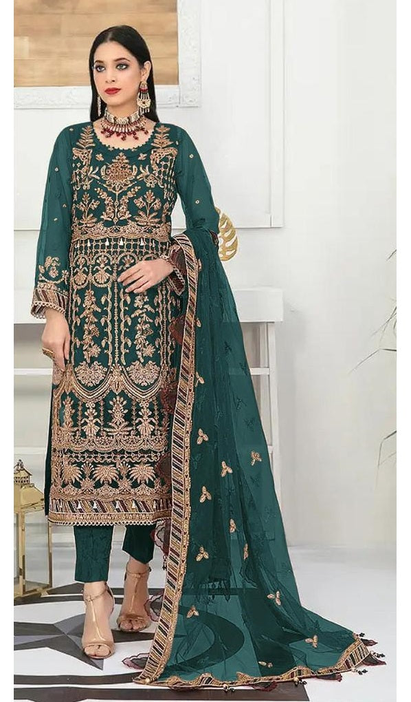 Mah E Rooh 5107 Heavy Butterfly Net Salwar Kameez Collection