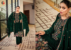 Gull Jee Ek Noor Embroidered Valvet Suit Collection