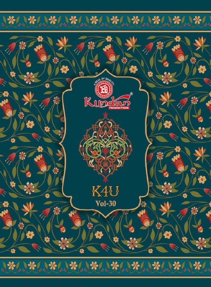 Kundan K4u Vol 30 Casual Wear Cotton Dress Material Collection
