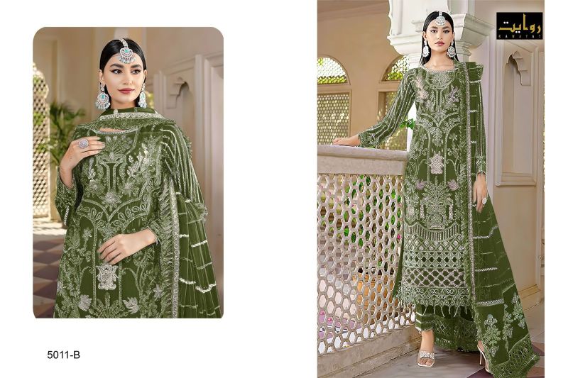 Rawayat Elan Colors Vol 10 Faux Georgette Pakistani Salwar Suit