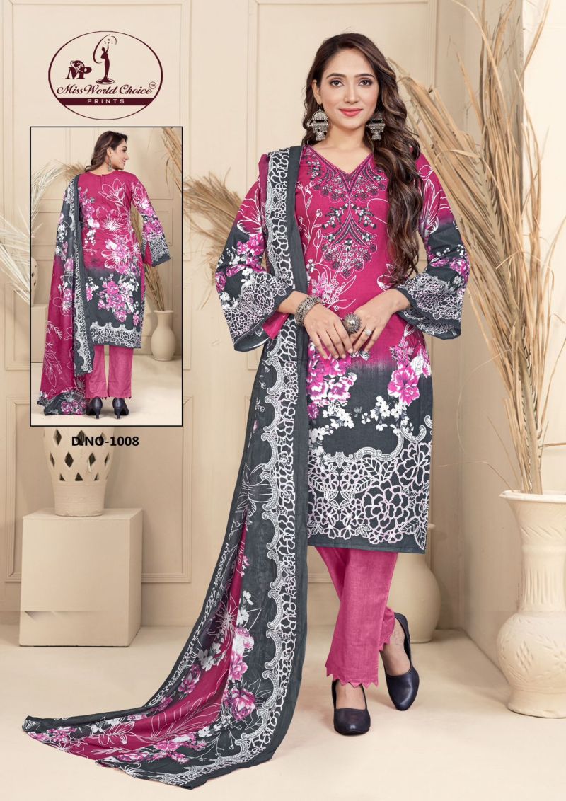 Miss World Choice Mahenoor Exclusive Heavy Dress Material