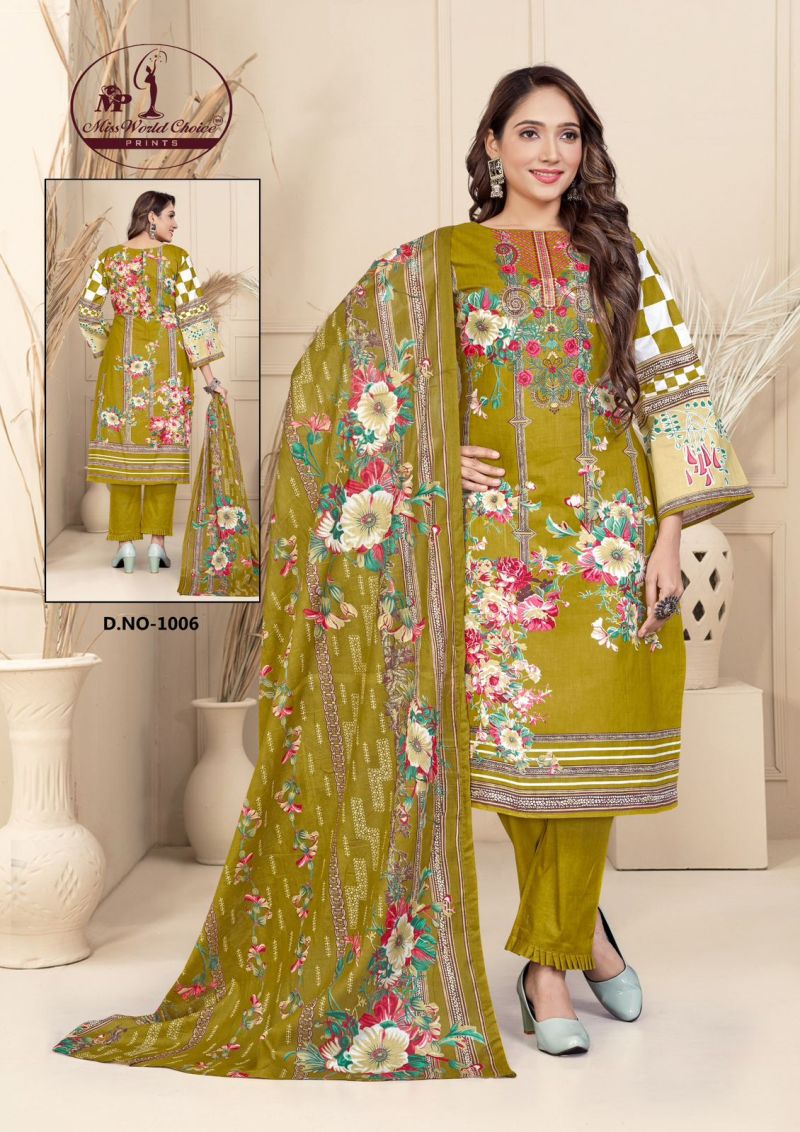 Miss World Choice Mahenoor Exclusive Heavy Dress Material