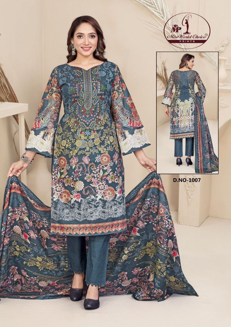 Miss World Choice Mahenoor Exclusive Heavy Dress Material