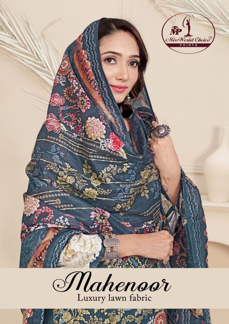 Miss World Choice Mahenoor Exclusive Heavy Dress Material