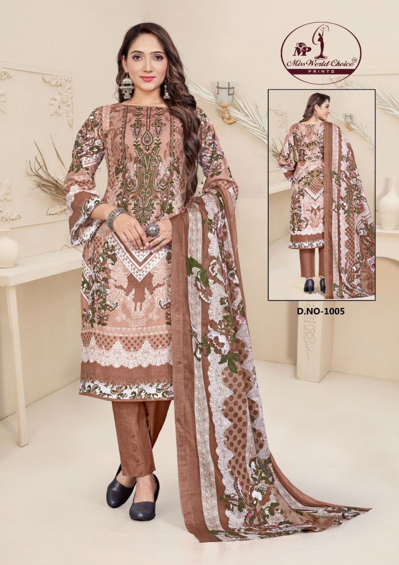Miss World Choice Mahenoor Exclusive Heavy Dress Material