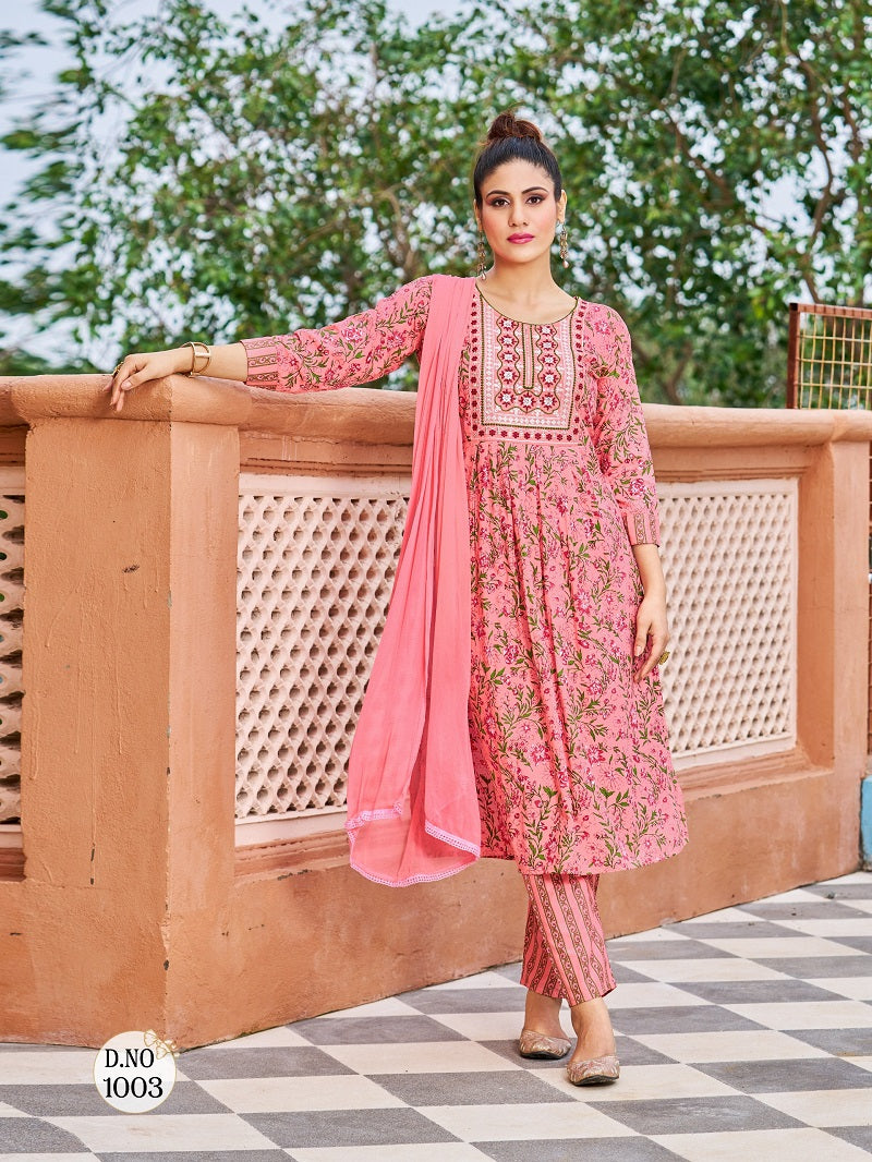 Blue Hills Senorita Vol 20 Rayon Kurti With Dupatta Collection