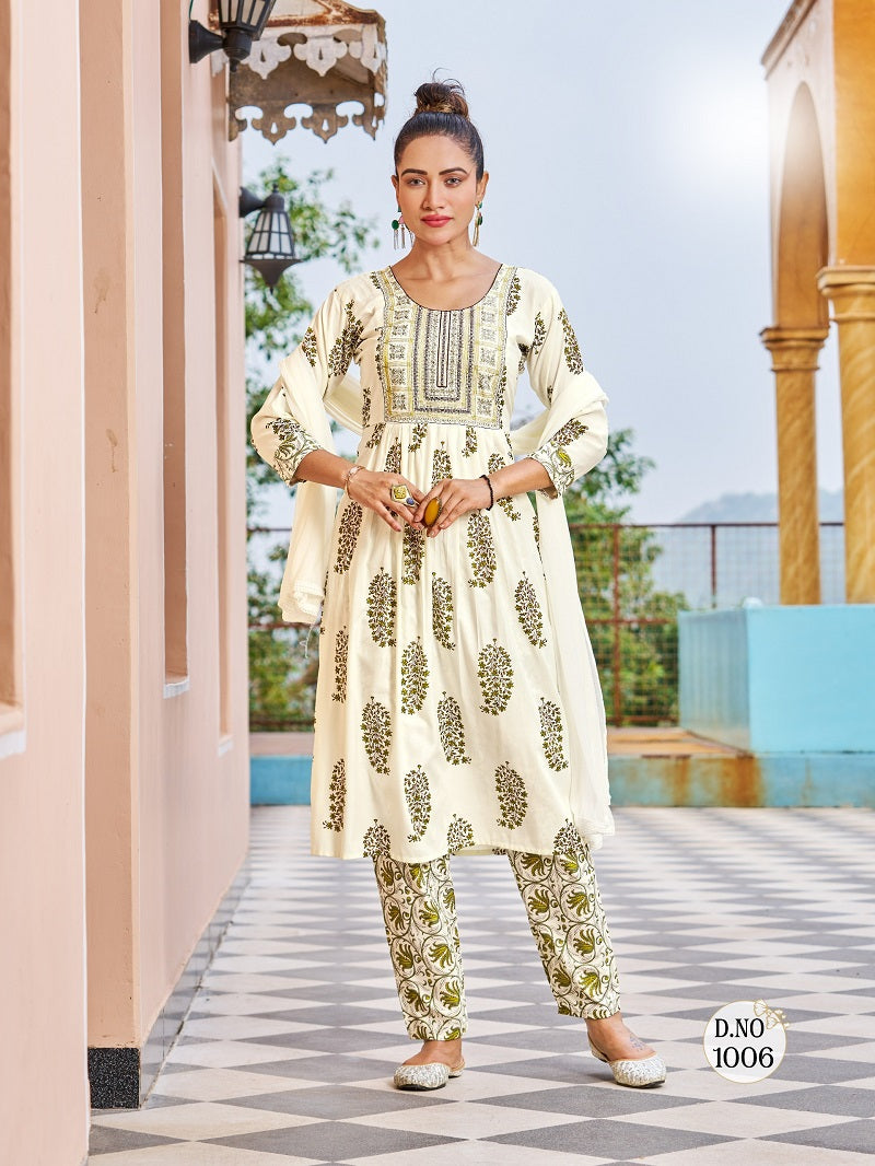 Blue Hills Senorita Vol 20 Rayon Kurti With Dupatta Collection