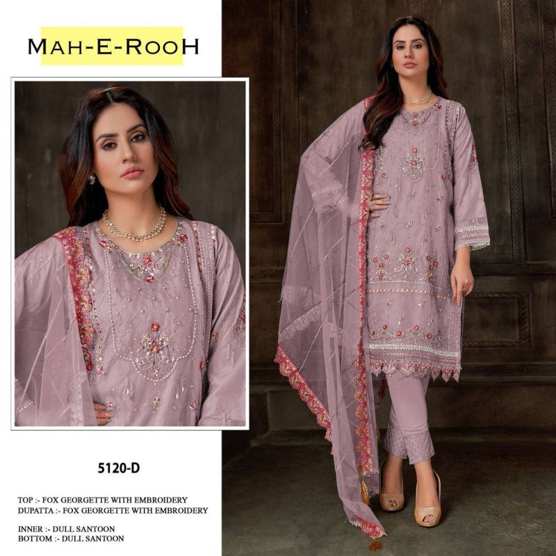 Mah E Rooh 5120 Faux Georgette Pakistani Suit