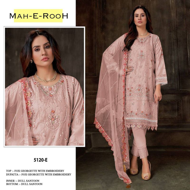 Mah E Rooh 5120 Faux Georgette Pakistani Suit