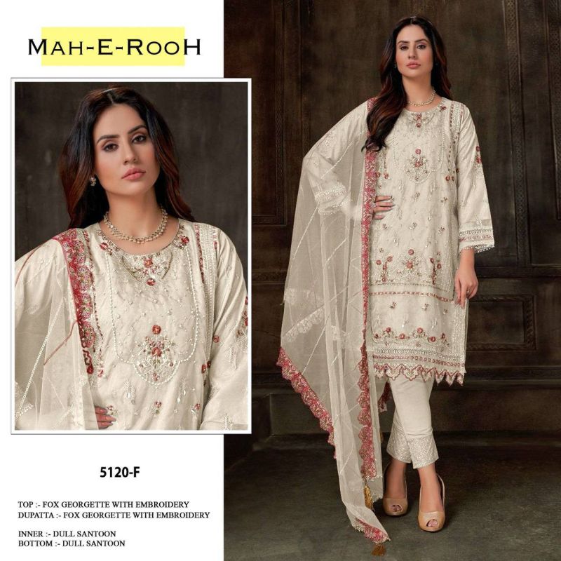 Mah E Rooh 5120 Faux Georgette Pakistani Suit