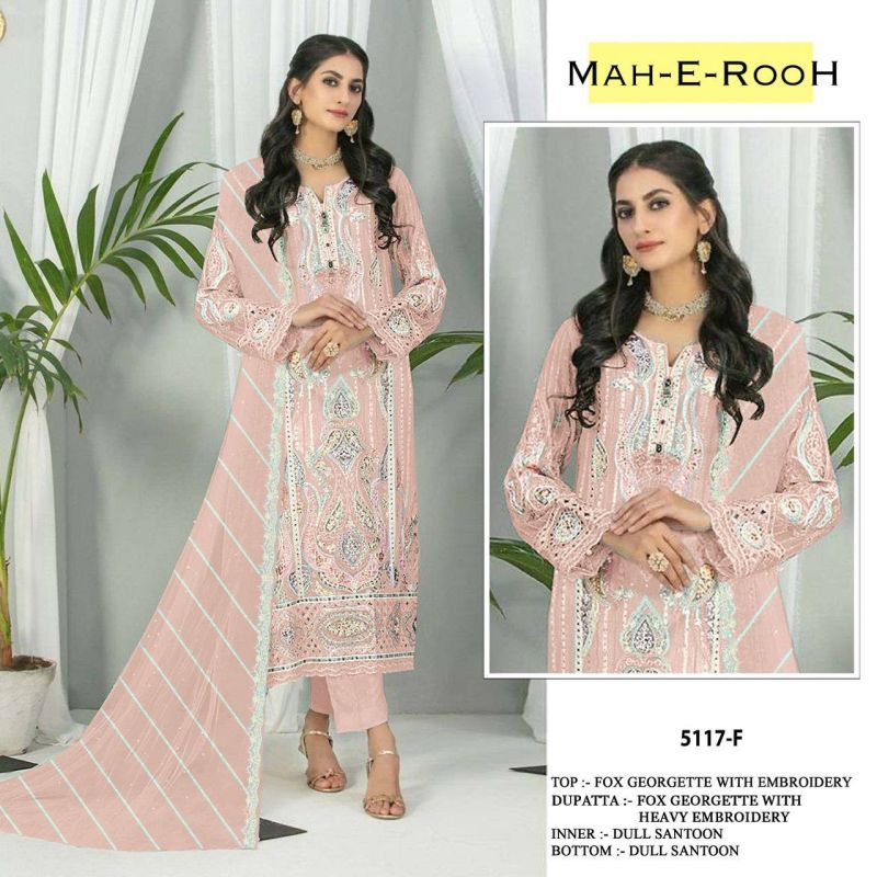 Mah E Rooh 5117 A To G Faux Georgette Salwar Suit