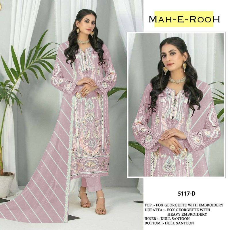 Mah E Rooh 5117 A To G Faux Georgette Salwar Suit