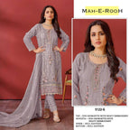 Mah E Rooh 5122 F to J Faux Georgette Embroidery Salwar Suit