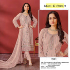 Mah E Rooh 5122 F to J Faux Georgette Embroidery Salwar Suit