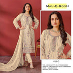 Mah E Rooh 5122 A to E Organza Embroidery Salwar Suit
