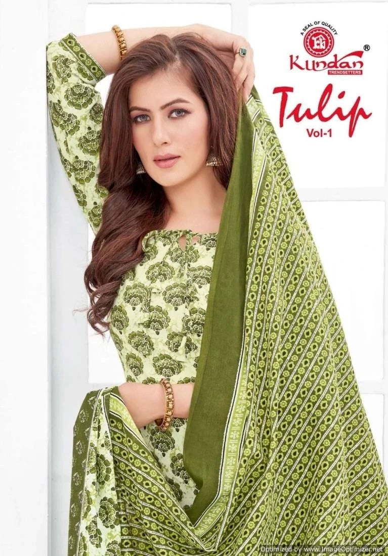 Kundan Tulip Vol 1 Ready Made Cotton Printed Collection