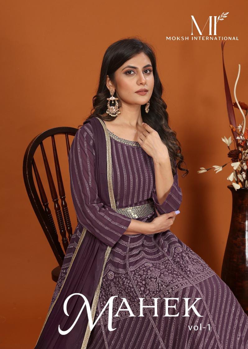 Moksh Mahek Vol 1 Embroidered Kurti With Dupatta Collection