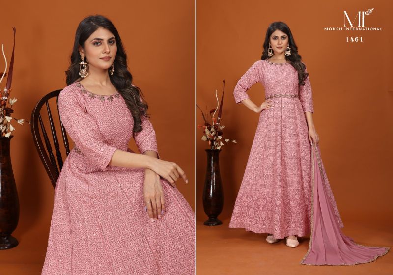 Moksh Mahek Vol 1 Embroidered Kurti With Dupatta Collection