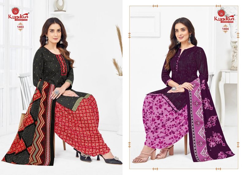 Kundan Kalash Vol 14 Cotton Printed Dress Material