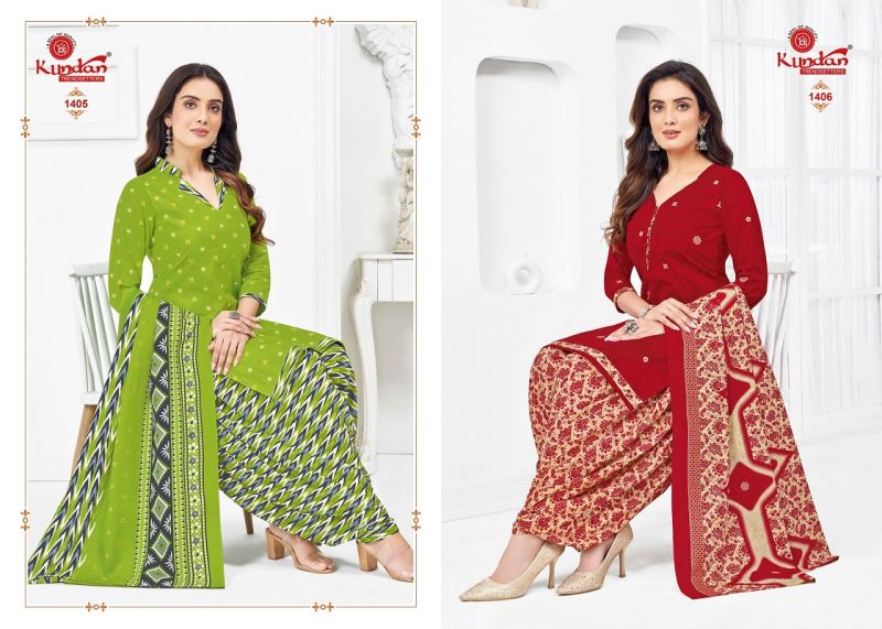 Kundan Kalash Vol 14 Cotton Printed Dress Material