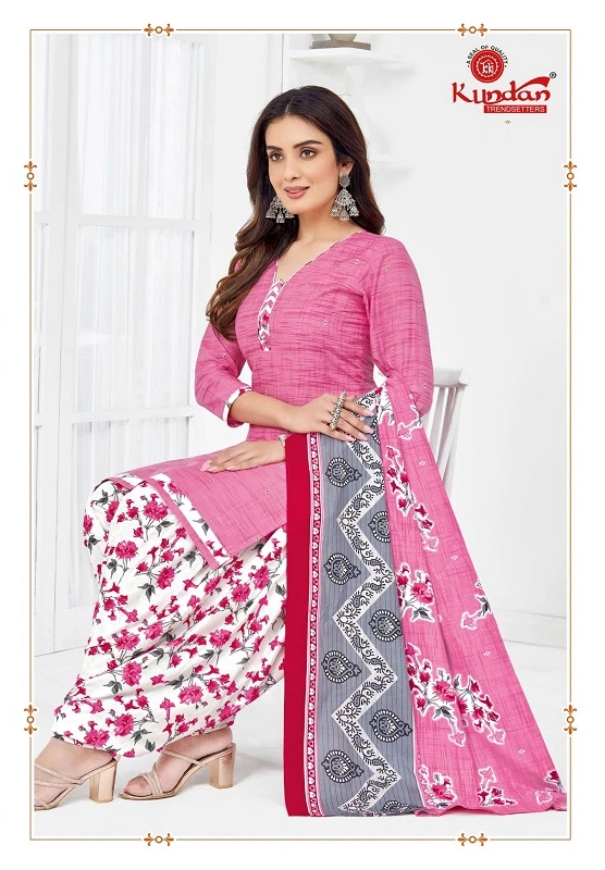 Kundan Kalash Vol 14 Cotton Printed Dress Material