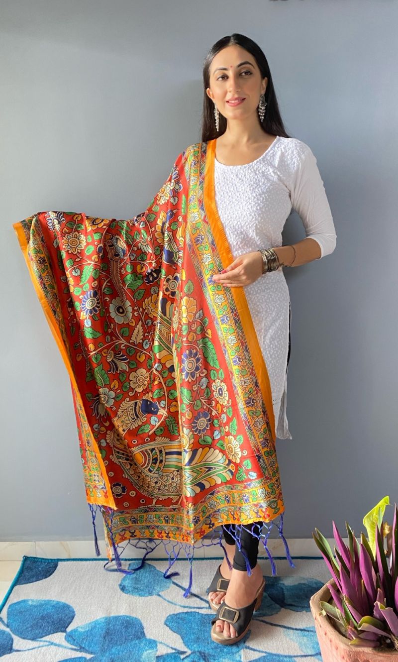 Aasam Silk Fancy Printed Dupatta Collection