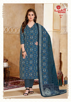 Kundan Ikkat Vol 1 Cotton Printed Kurti Bottom With Dupatta Full Catalog available at wholesale rate.