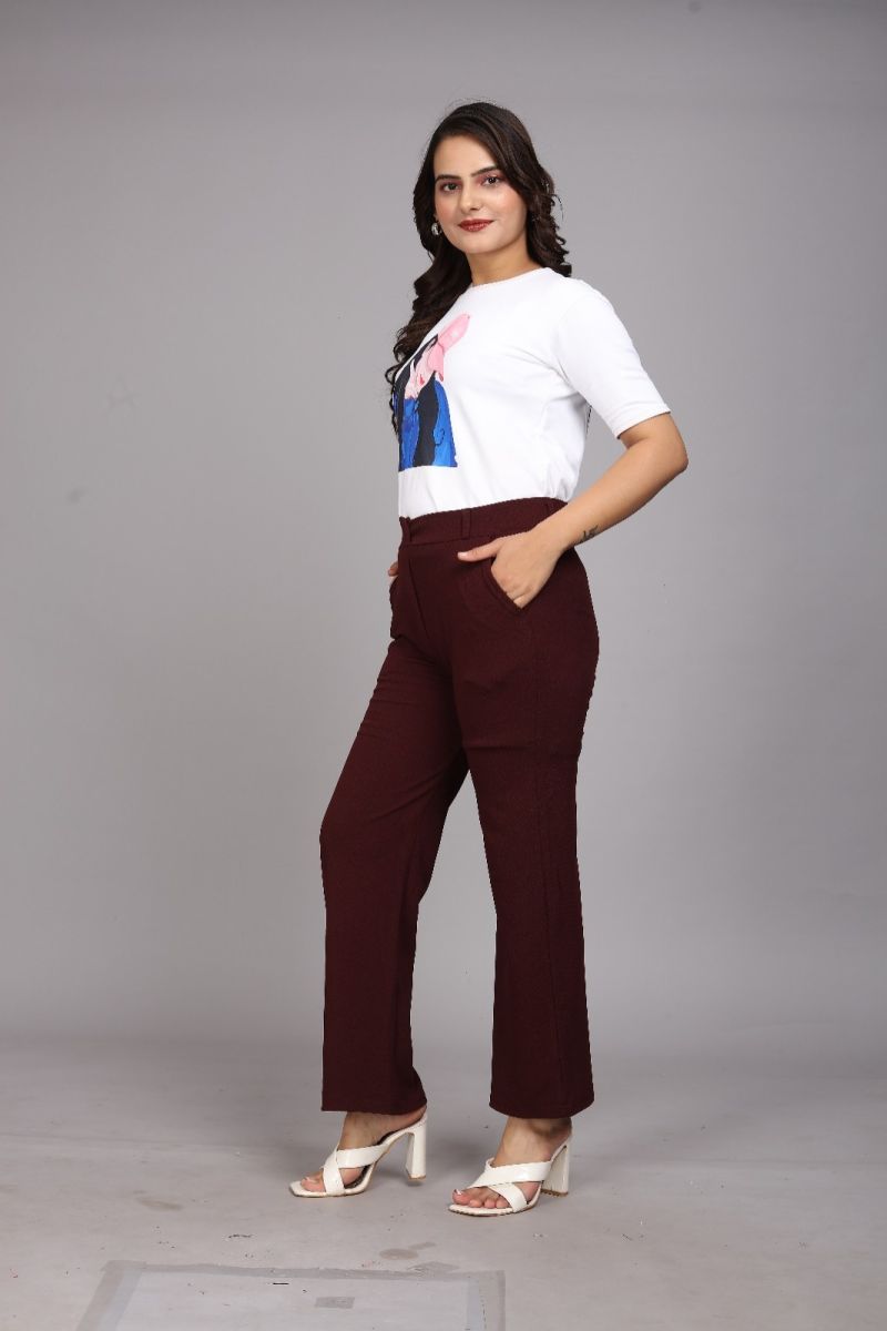 4 Way Lycra Bottom 127 Stylist Comfort Pant Collection