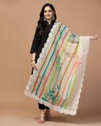 Sequence Embroidery Organza Dupatta Vol 1