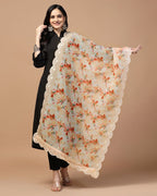 Sequence Embroidery Organza Dupatta Vol 1