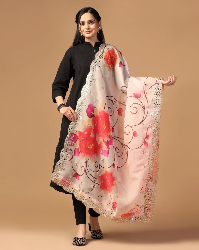 Mirror Organza Sequance Dupatta Collection