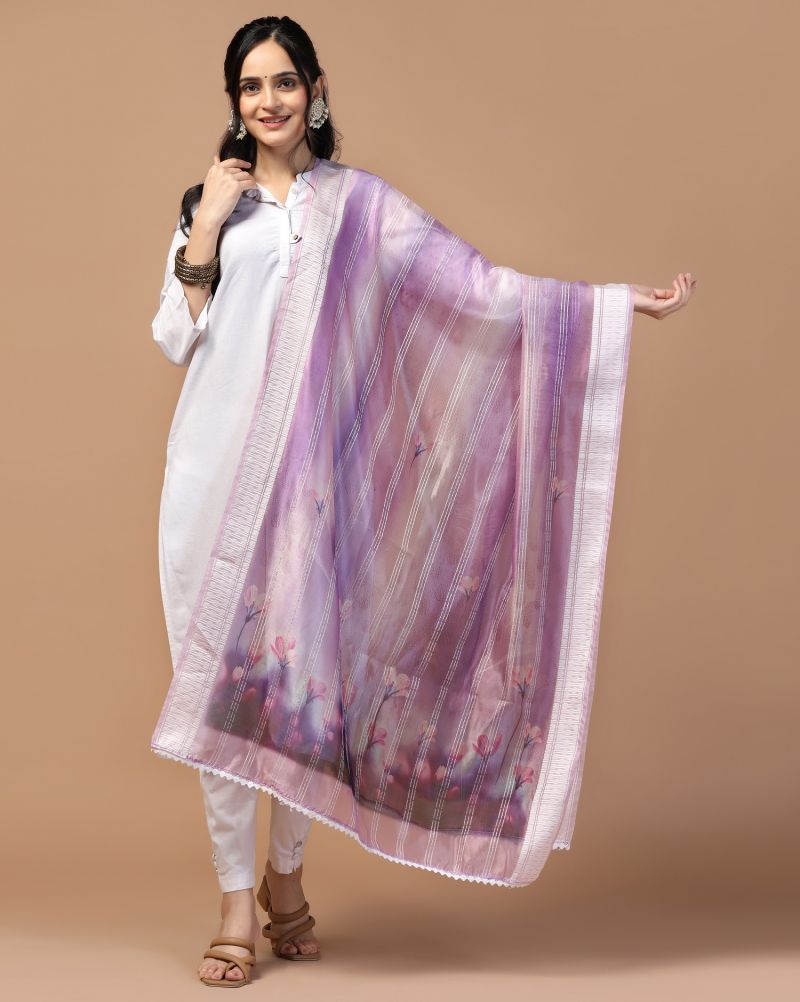 Organza Loom Crochet Dupatta Collection