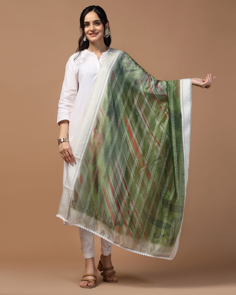 Organza Loom Crochet Dupatta Collection