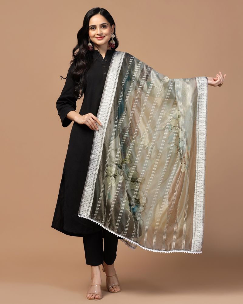 Organza Loom Crochet Dupatta Collection