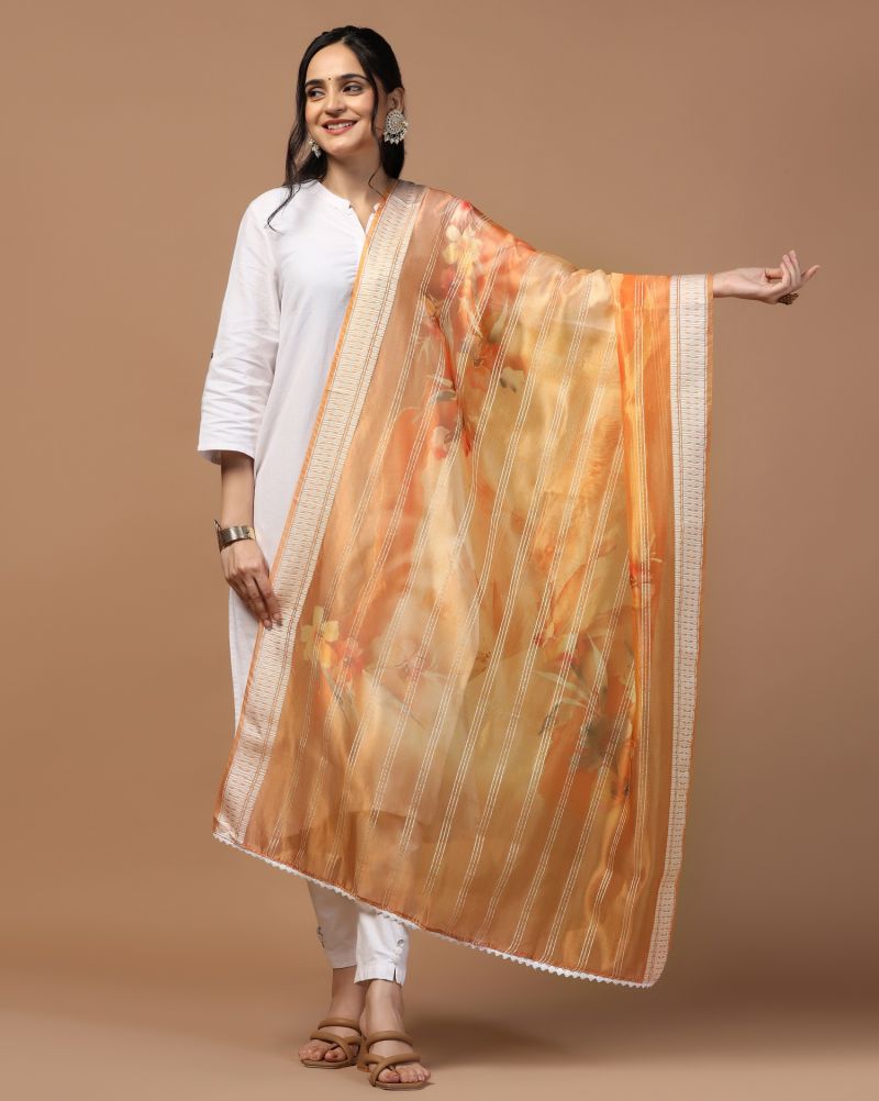 Organza Loom Crochet Dupatta Collection